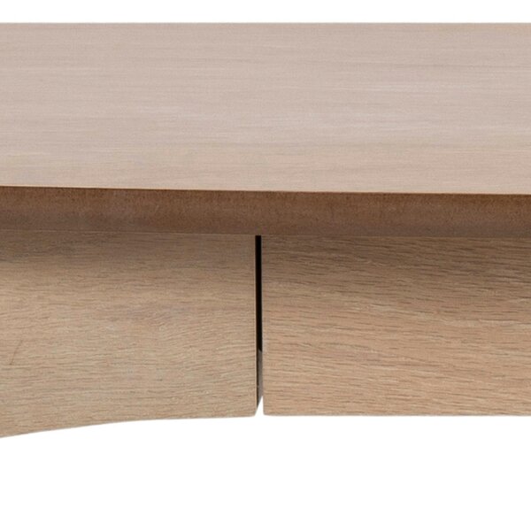 Wyld Haus Milan Oak Veneer Desk with Drawer