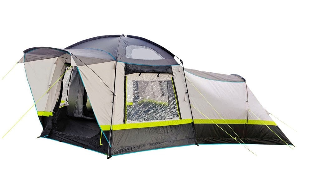 The OLPRO Hive 6 Berth Poled Tent on a white background