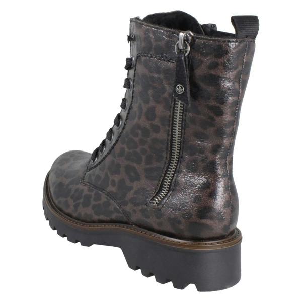Rieker Ladies Rieker Animal Print Boots 73210