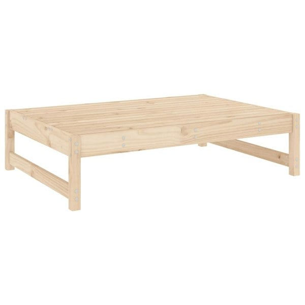 Berkfield Garden Footstool 120x80 cm Solid Wood Pine
