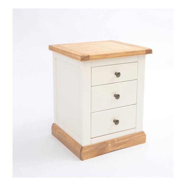 Cabinet Bits Trevi 3 Drawer Bedside Table