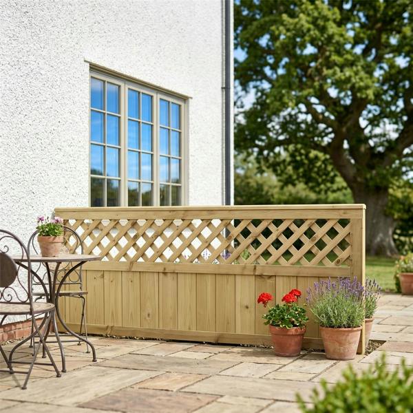 4 pack fence panel premier urban premier diamond top [w.6ft x h.2ft] 1