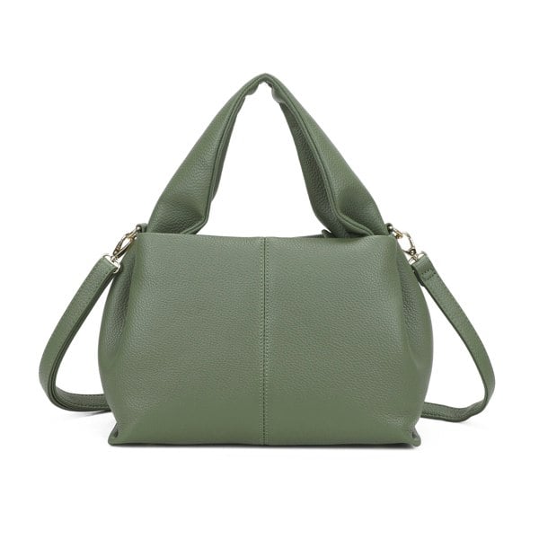 Kitise Lightweight Pebble Grain Satchel Crossbody Shoulder Bag