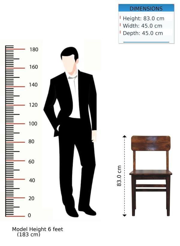 Artisan Furniture Solid Wood Classic Chestnut Dining Chair