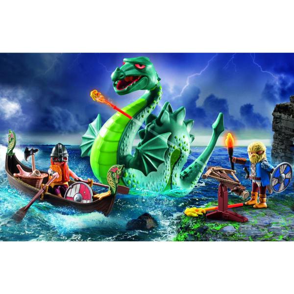 Playmobil Vikings with Sea Monster - 71830 Playset