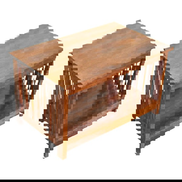 Artisan Furniture Slatted Chestnut Coffee Table