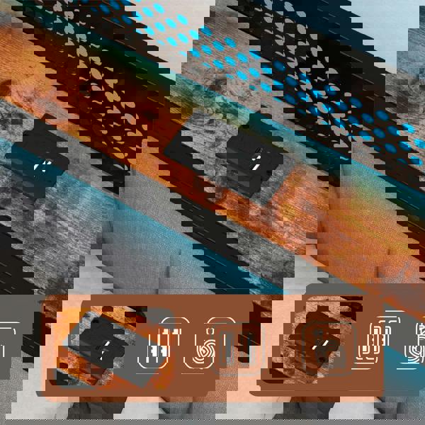 Levede Double Bed Frame Upholstered Headboard Metal Mattress Base LED Lights USB