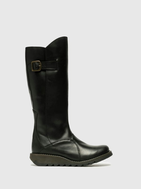 Fly London MOL Womens Boots Black