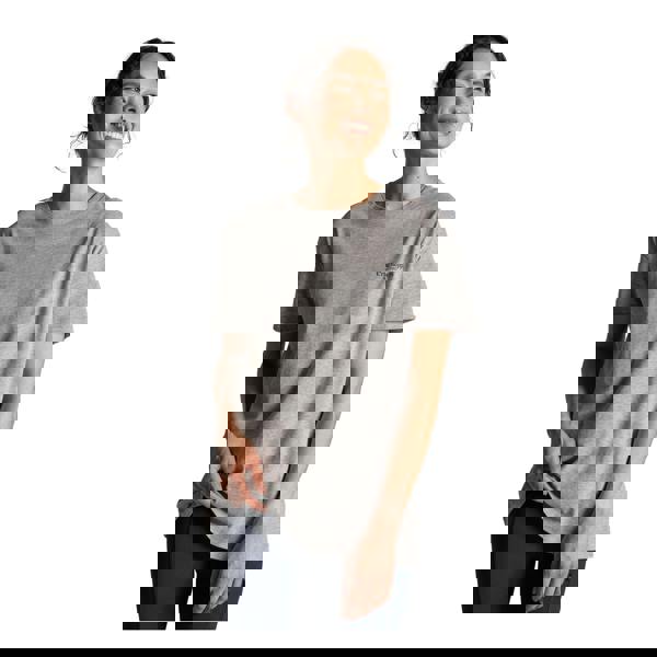 Craghoppers Womens/Ladies Yago Landscape Back Print Short-Sleeved T-Shirt - Soft Grey Marl - 