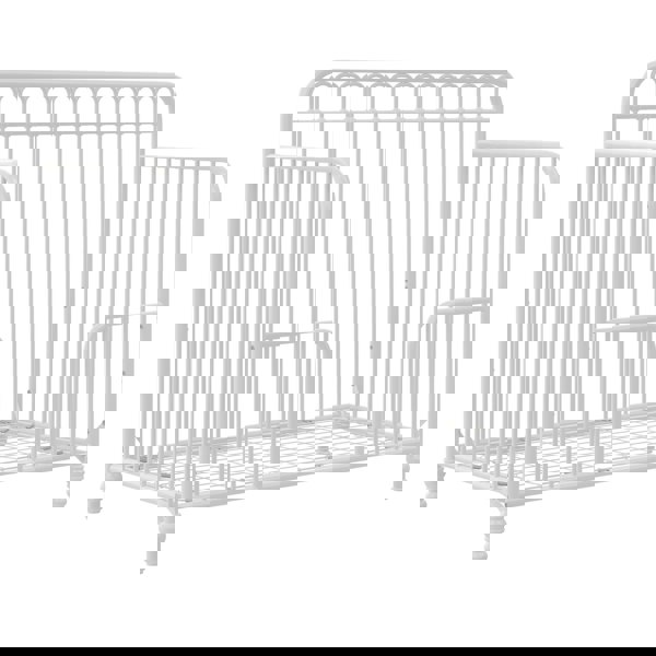 Dorel Home Ivy 3in1 Convertible Cotbed Metal White