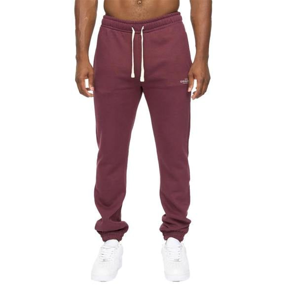 Crosshatch Mens Mappedout Jogging Bottoms - Raisin Purple