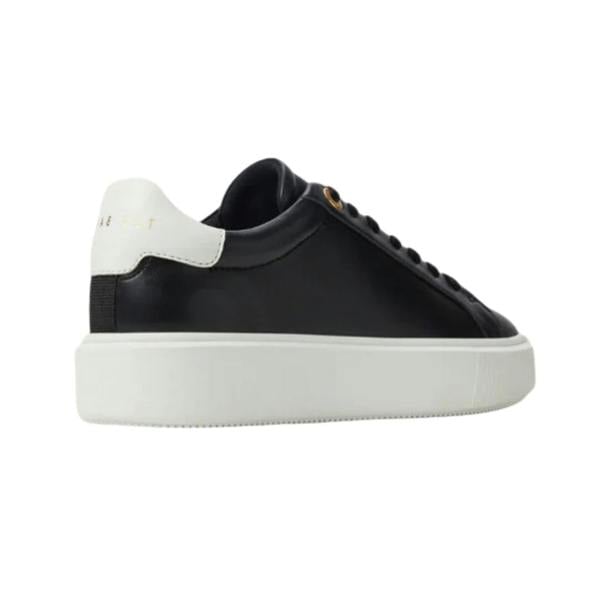 Ted Baker Lorieee Smooth Black Leather Trainers