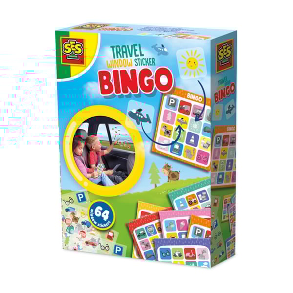 SES Creative Travel window sticker bingo