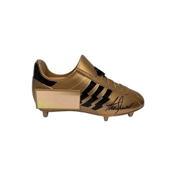 Unbranded Alan Shearer signed gold football boot