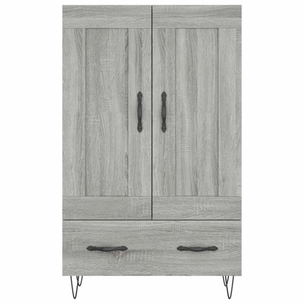 Berkfield Highboard Grey Sonoma 69.5x31x115 cm Engineered Wood