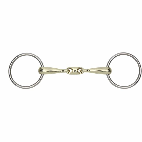 Shires Brass Training Horse Bit - Brass