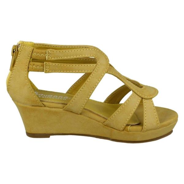 Savannah Girls Savannah Mid Wedge Loop Bar Sandals