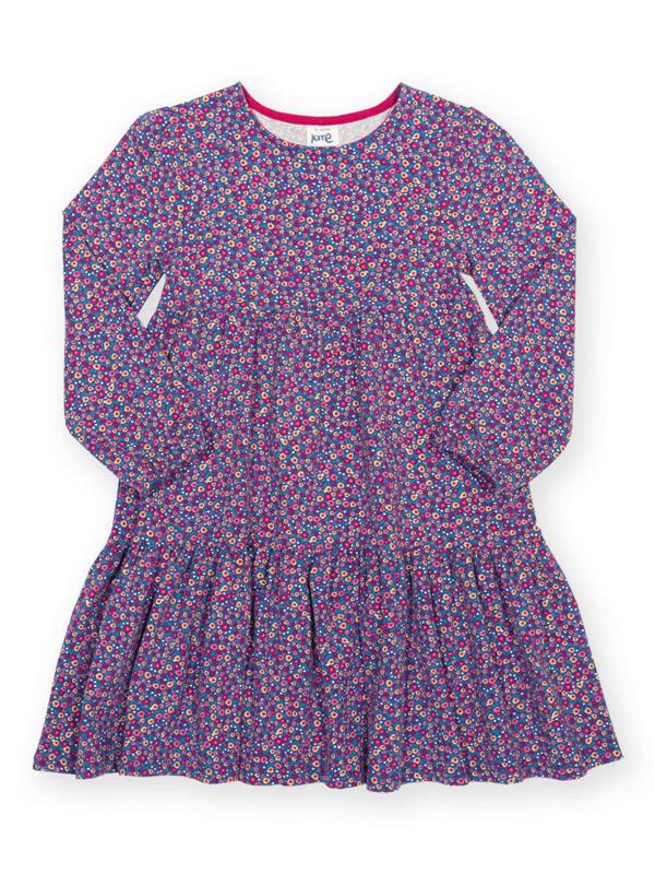 Kite Girls Organic Berry Ditsy Dress