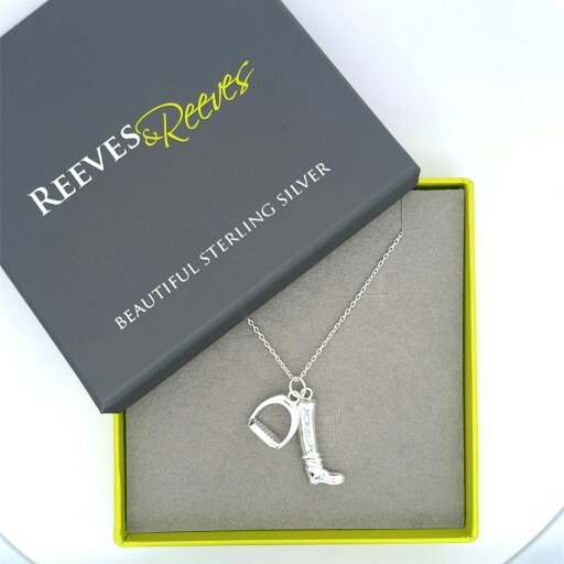 Reeves & Reeves Supersize Boot and Stirrup Necklace