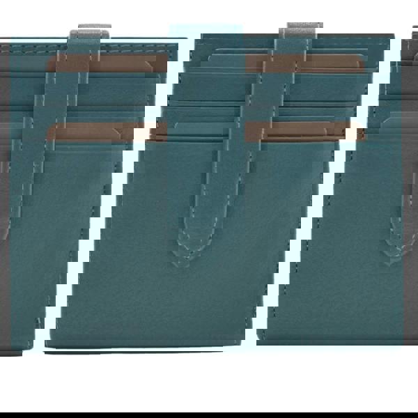 Mala Leather Origin Plain Leather Tabbed Card & Note Holder