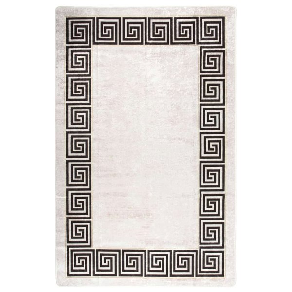 Berkfield Rug Washable 80x150 cm Light Beige Anti Slip