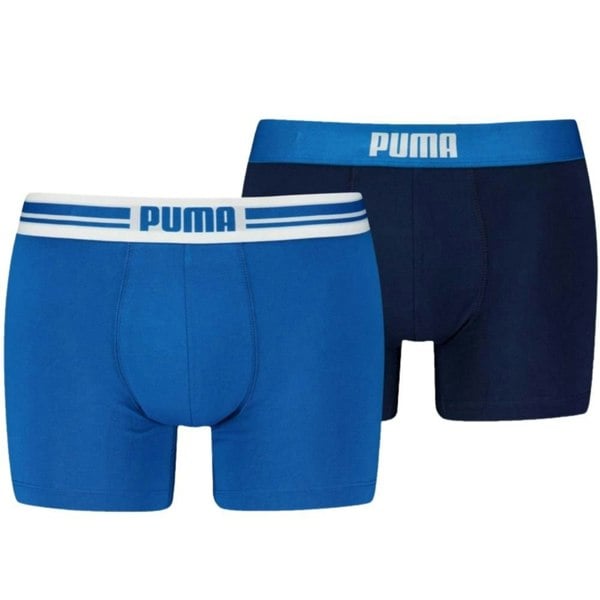 PumaBoxer Briefs 2 - pack2 - Pack Placed Logo Boxer Briefs, Blue/NavyBoxers - and - Briefs.net
