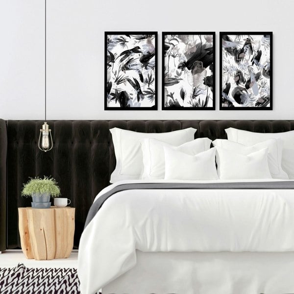 Bohemian maximalist decor for Bedroom | set of 3 wall art prints