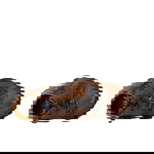 Embassy London Charles - Tan & Blue Flowers - Men's leather lace up boot