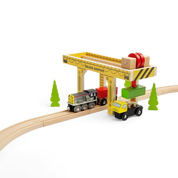 Bigjigs Rail Wooden Gantry Crane