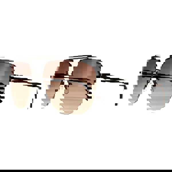 Guess Sunglasses GF5065 08F Shiny Gunmetal Brown Gradient