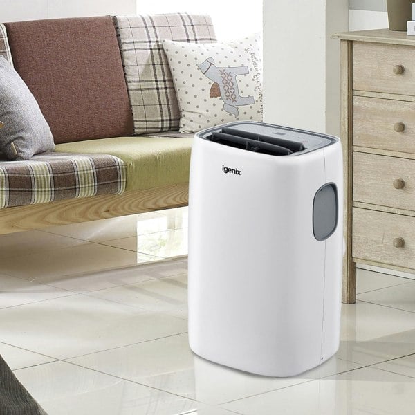 Igenix IG9922 4-in-1 Portable Air Conditioner, Cooling, Heating & Dehumidifier, 12000 BTU