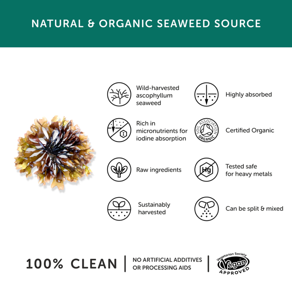 Together Health Organic Seaweed Iodine - 30 Caps