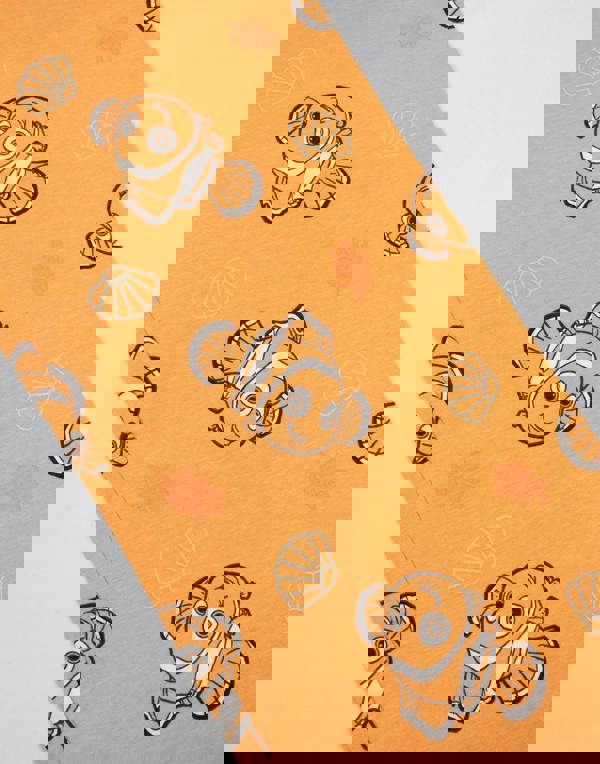 Disney Womens White Finding Nemo Short Sleeve Long Leg Pyjama Set