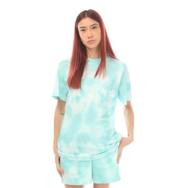 Hugo Womens Vintage Tie Dye T-Shirt - Blue/White