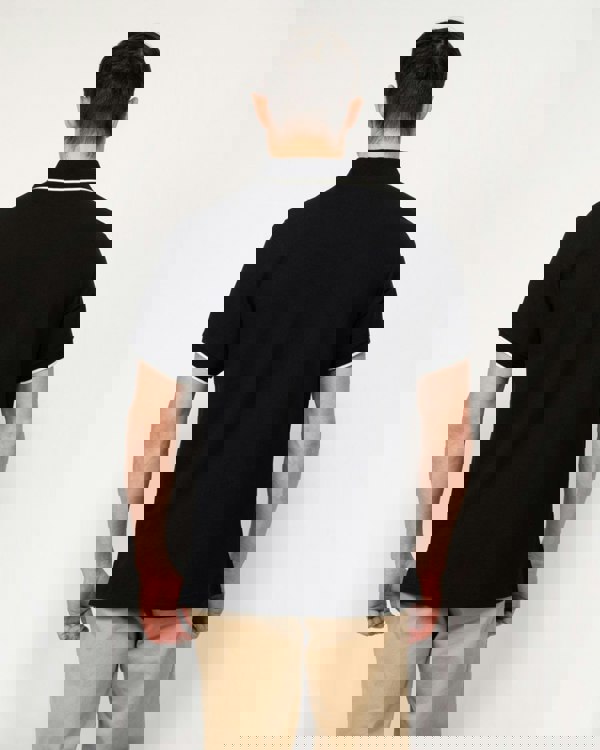 Belstaff Mens Tipped Polo - Black