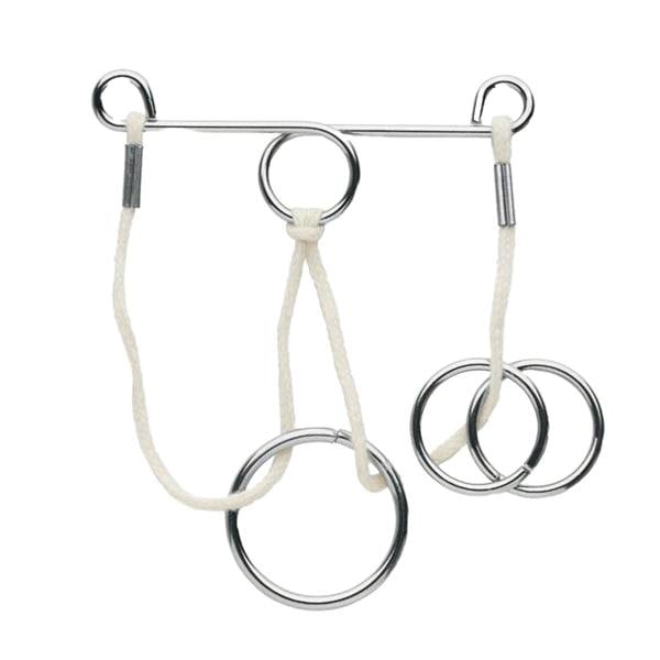 MidOcean Connection Metal Brain Training Game (Pack of 2) - Silver - 