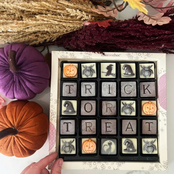 CHOC ON CHOC Trick or Treat Chocolate Message Box