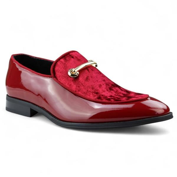 Dolcetto Men’s Smart Loafers Leather Lined Velvet Slip-On Shoes