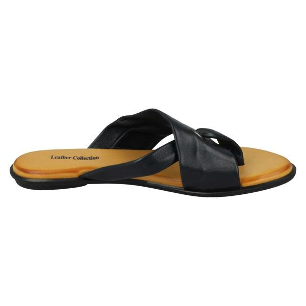 Leather Collection Ladies Leather Collection Toepost Sandals