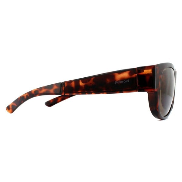 Polaroid Suncovers Fit Over Glasses Sunglasses PLD 9008/S 086 SP Dark Havana Bronze Polarized