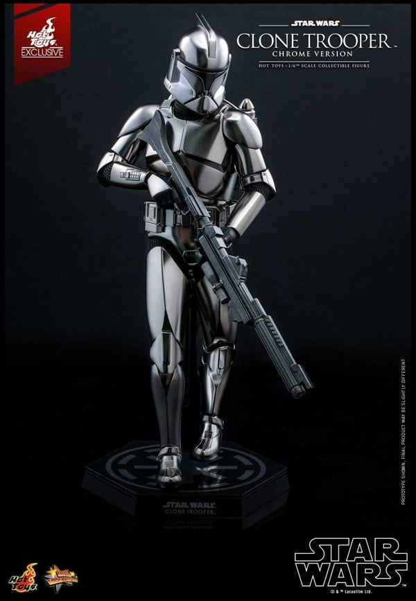 Hot Toys Star Wars Clone Trooper Chrome Version 1:6 Scale Hot Toys 910741