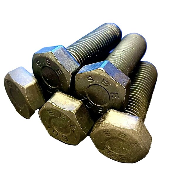 Fixaball Fine Pitch Hex Set Bolt High Tensile 10.9 Self Colour