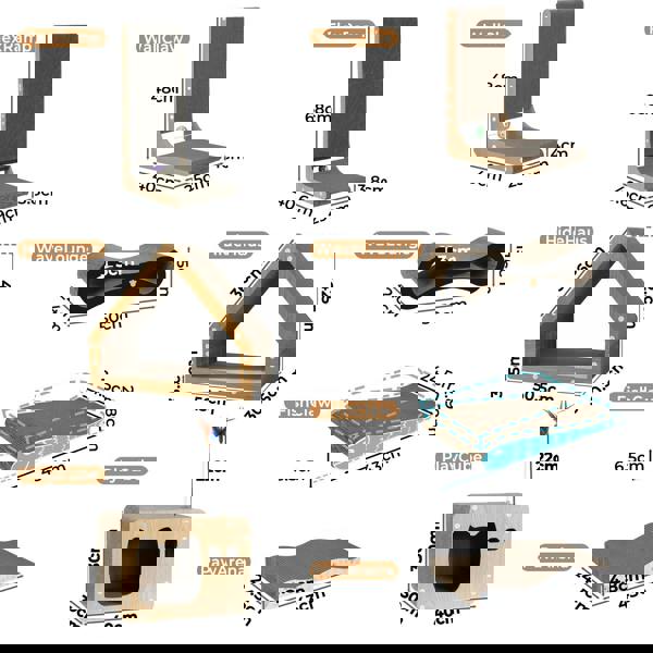 Skylos Cat Scratching Board Durable Recyclable Cardboard Scratcher Lounge Bed