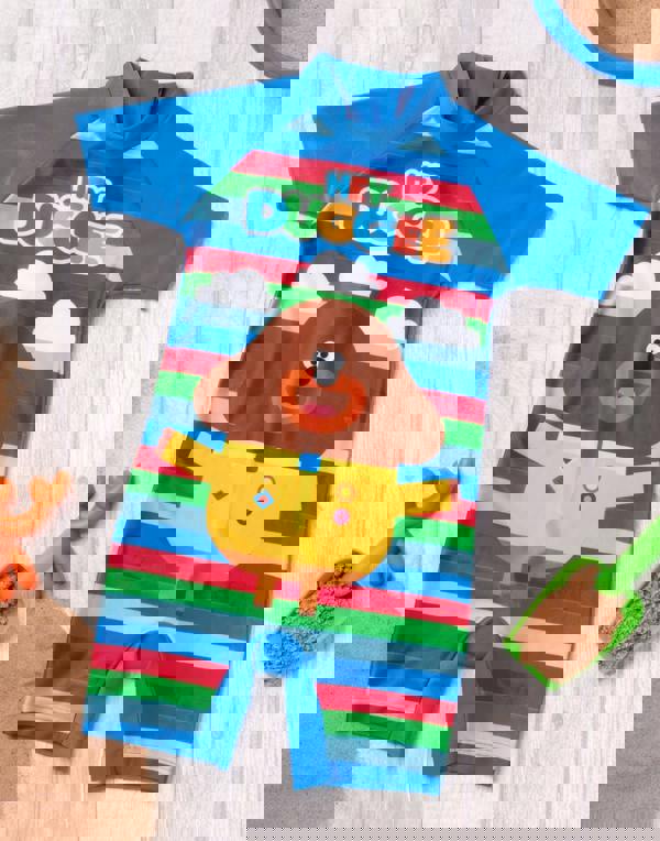 Hey Duggee Boys Blue Duggee 1 Piece Surf Suit