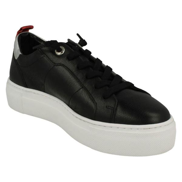 Bugatti Ladies Bugatti Casual Elasticated Lace Up Trainers 88301