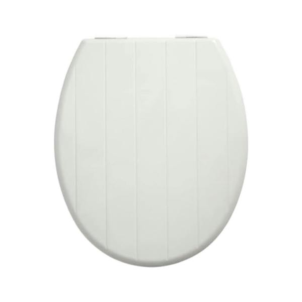 Bemis White Cottage Soft Close Ultra-Fix Toilet Seat