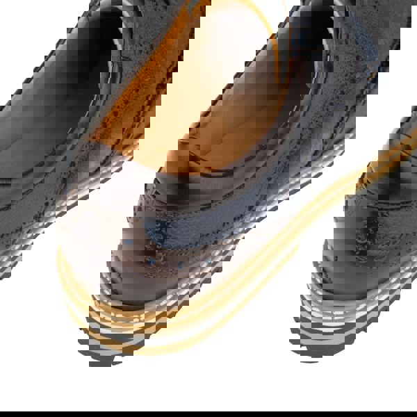 Embassy London Ashford - Black & Grey & Navy - Men's tri‑tone leather lace‑up with suede accents