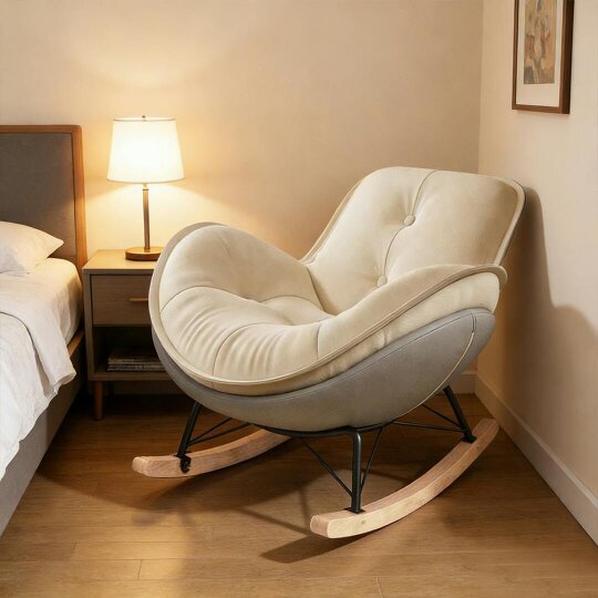 Havendro Lazy sofa recliner rocking chair for living room and balcony