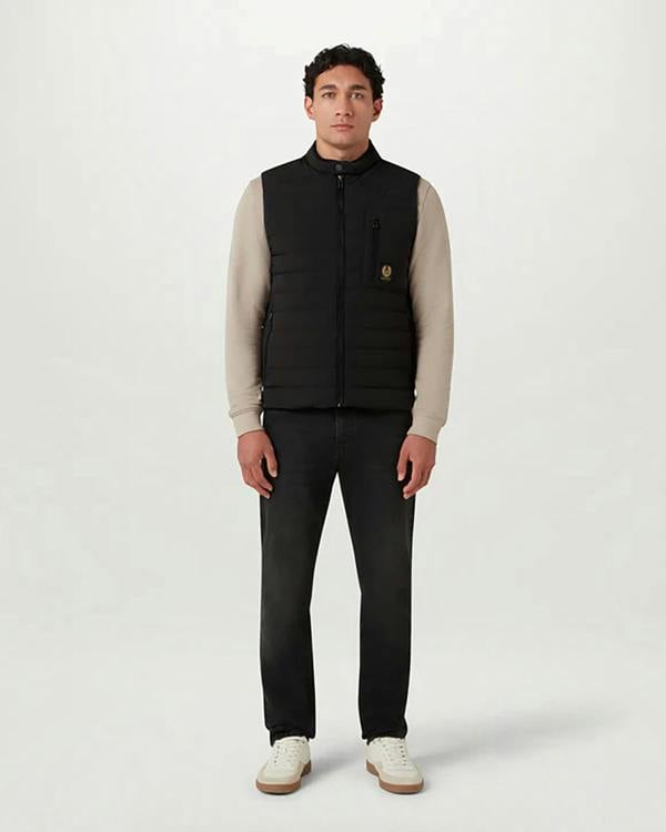 Belstaff Chassis Mens Gilet - Black