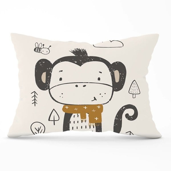 Warren Reed Single Monkey Forest Cushions